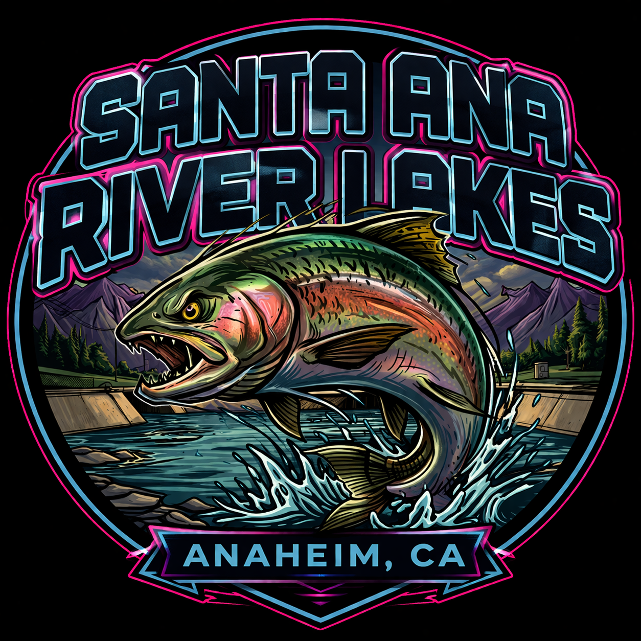 Official Licensed - Santa Ana River Lakes Fishing Merch