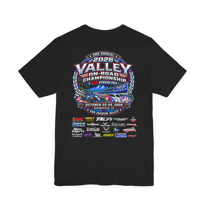 2026 Valley On‑Road Championship Tee — Racing Event Graphic T-Shirt
