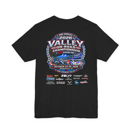 2026 Valley On‑Road Championship Tee — Racing Event Graphic T-Shirt