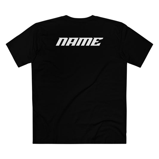 Raceway Logo Tee — SCOR Raceway Anaheim CA T-Shirt (Custom Name Back)