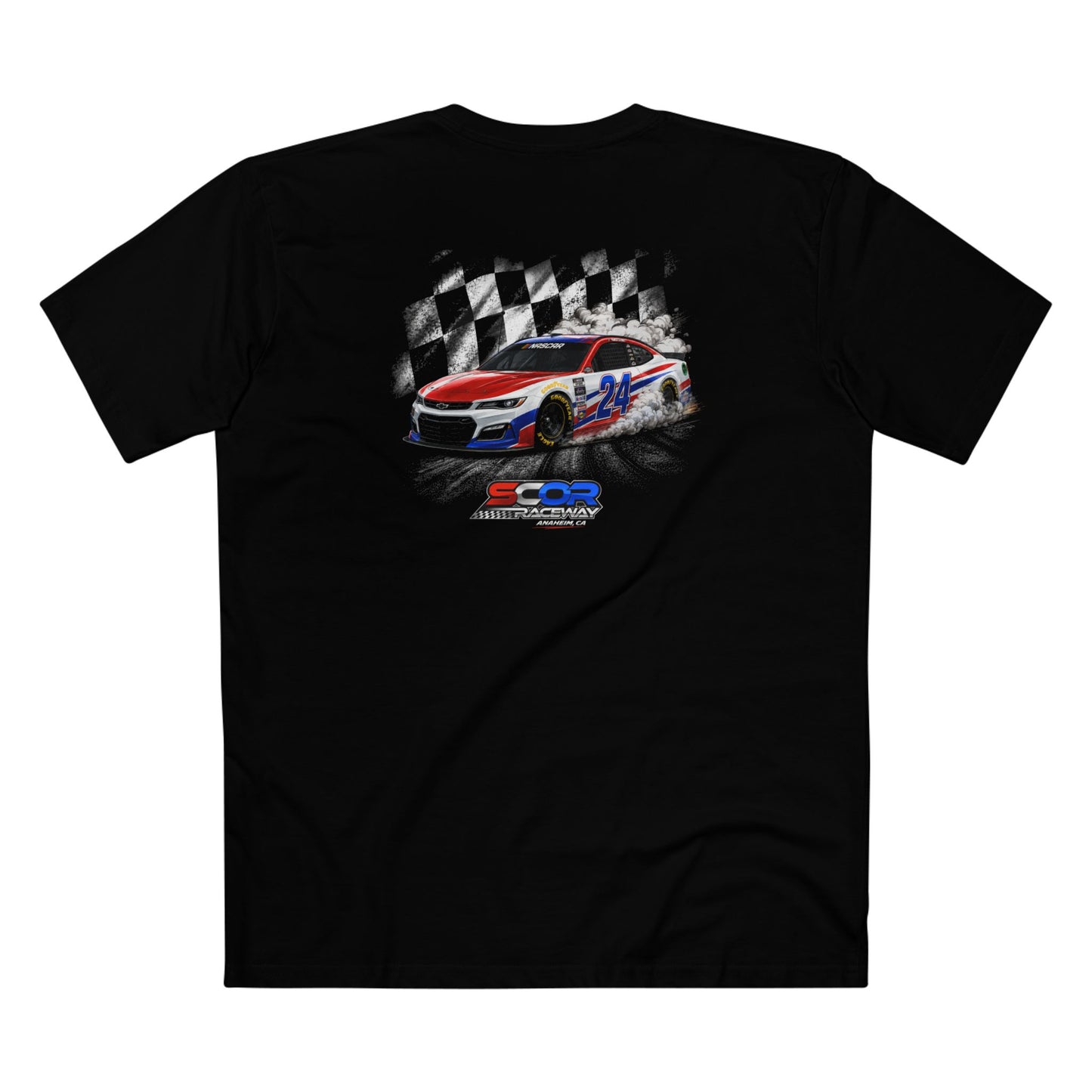 SCOR Checkered Flag Series - NASCAR Car Graphic Tee