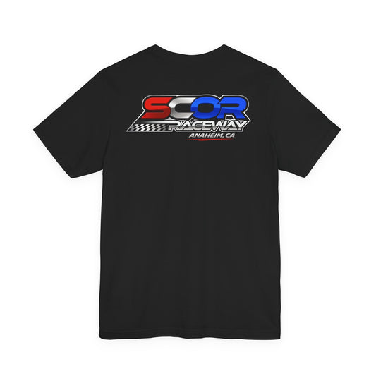 Scor Raceway Graphic Tee — Anaheim, CA Racing Shirt
