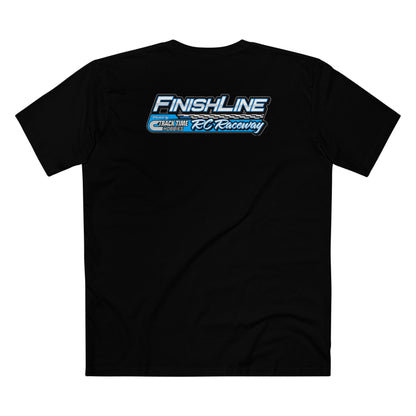 FinishLine RC Raceway T‑Shirt — Logo Tee for RC Racing Fans